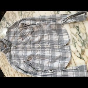 Hollister plaid flannel shirt
